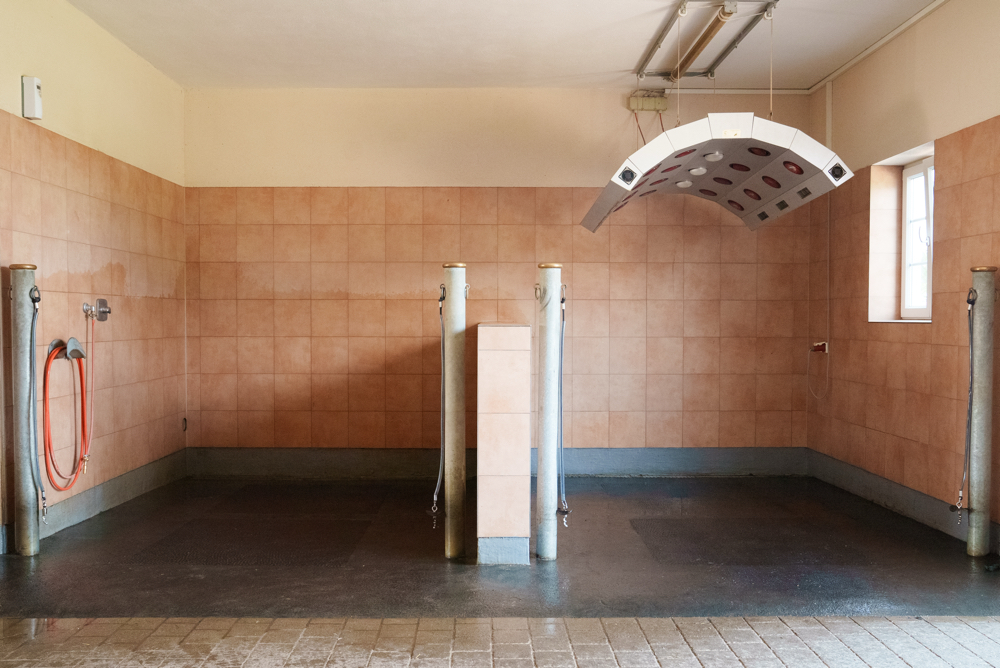 Waschplatz und Solarium